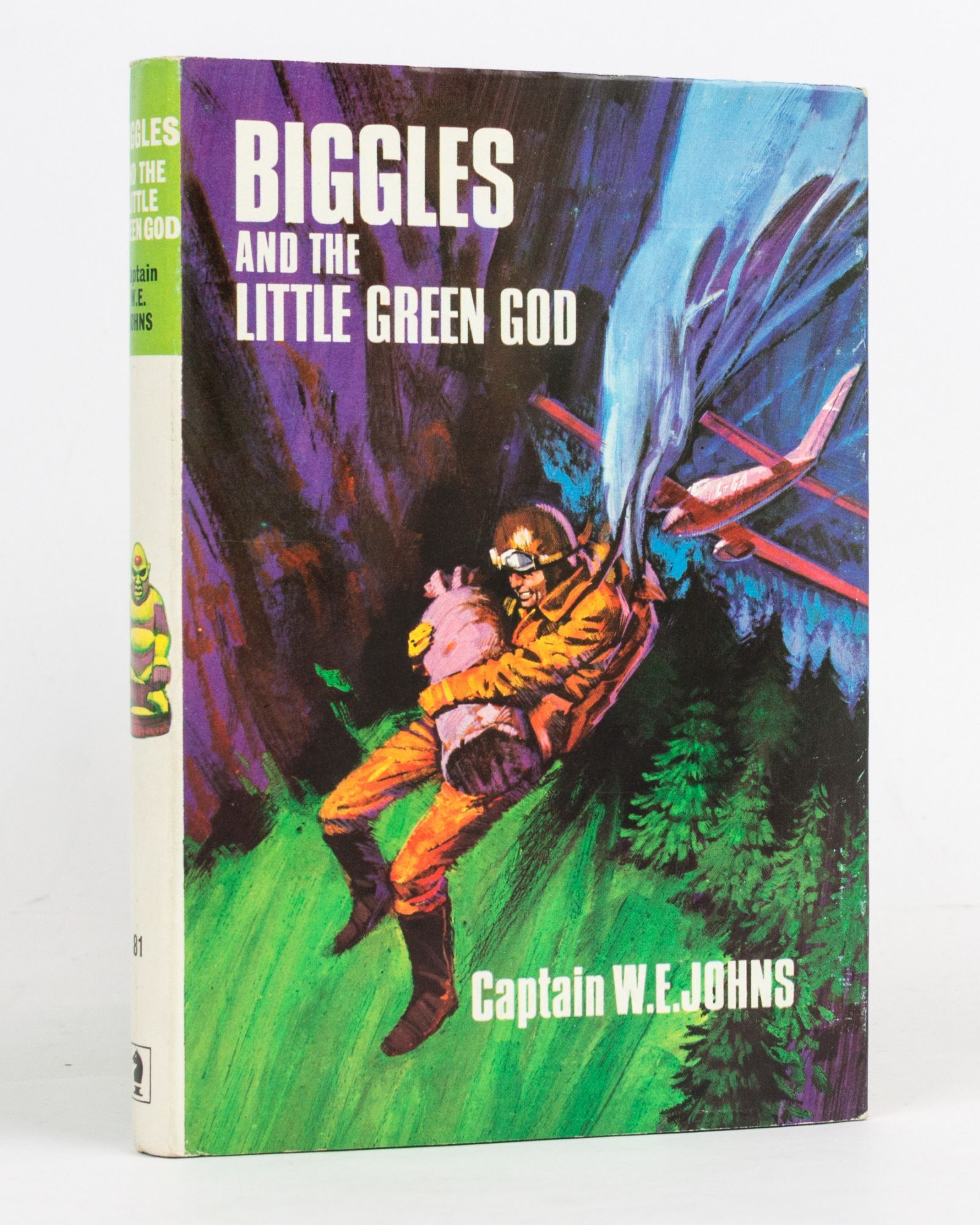 Biggles And The Little Green God Captain W E JOHNS First Edition