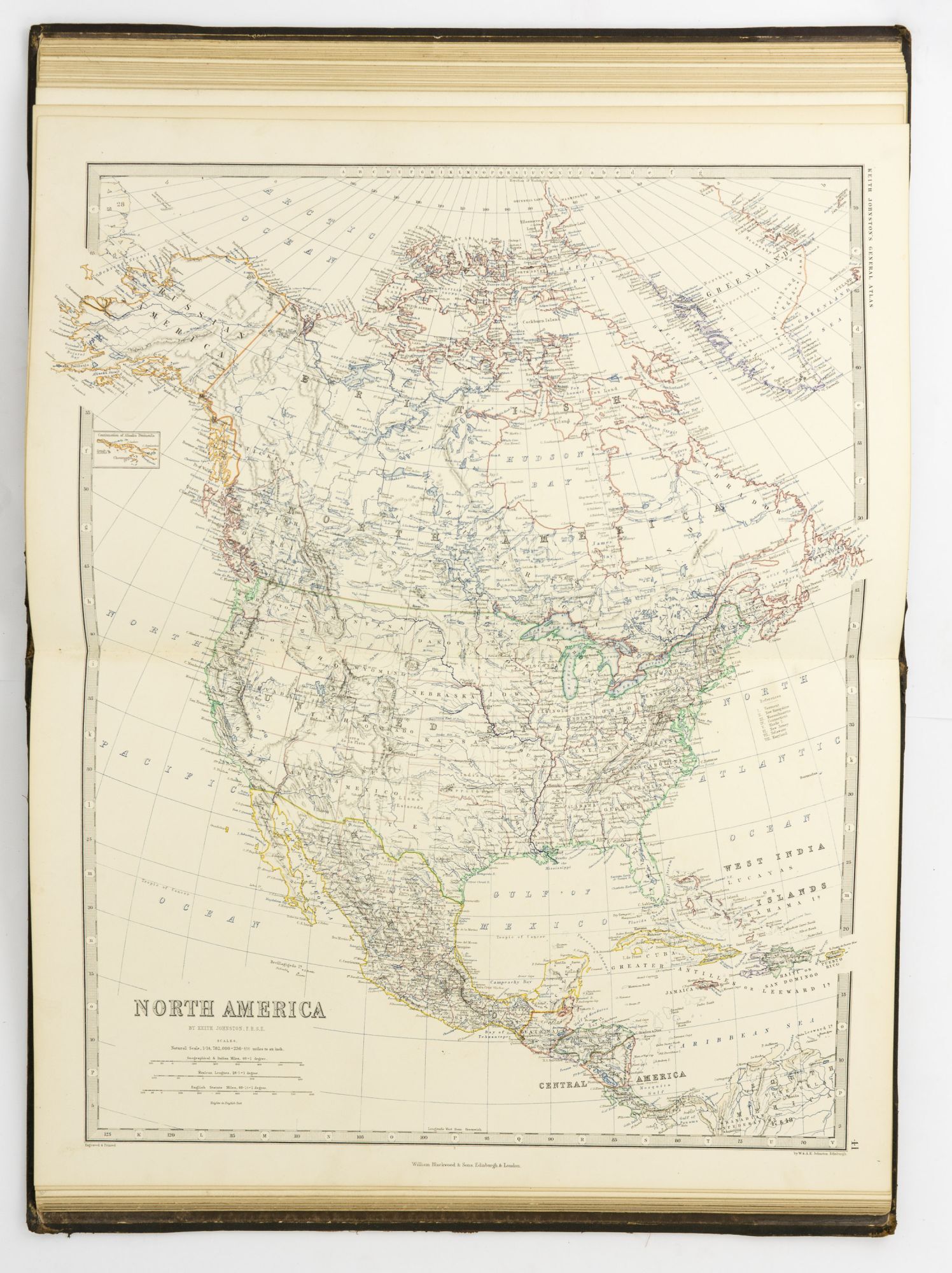 Authentic Map The Royal Atlas of Modern Geography, exhibiting, in a Series of ...